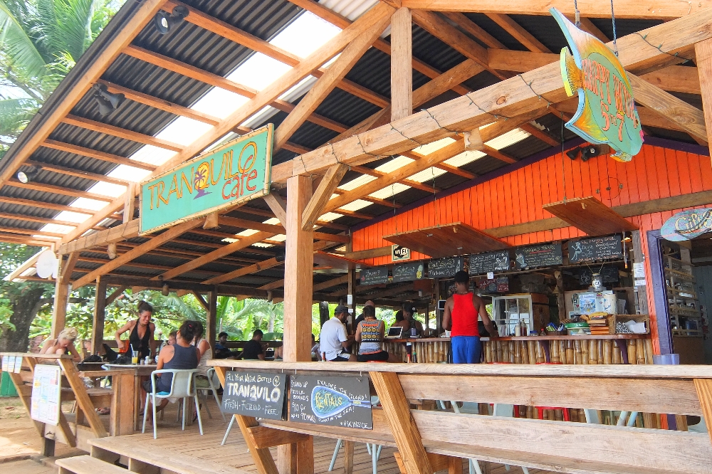 Budget Carribbean - Little Corn Island Nicaragua - Tranquilp Cafe