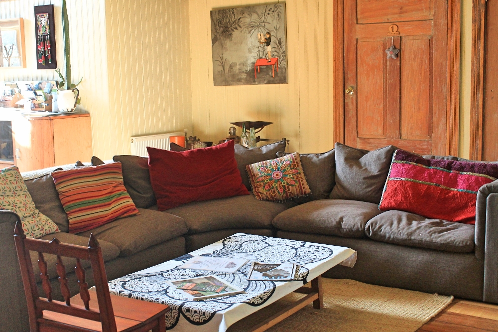 The Guest House - Puerto Varas Chile - Review - Living Room Sofa