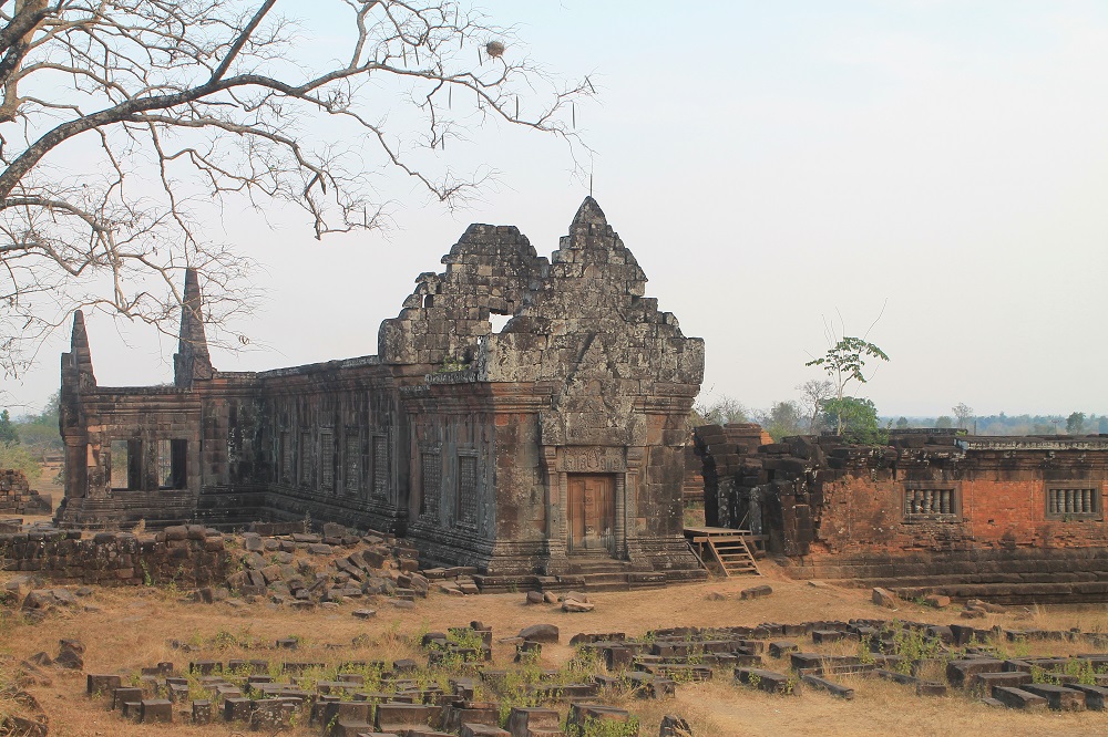 The Vat Phou Cruise Floating Hotel on the Mekong River in Laos - Vat Phou Ruins Temple