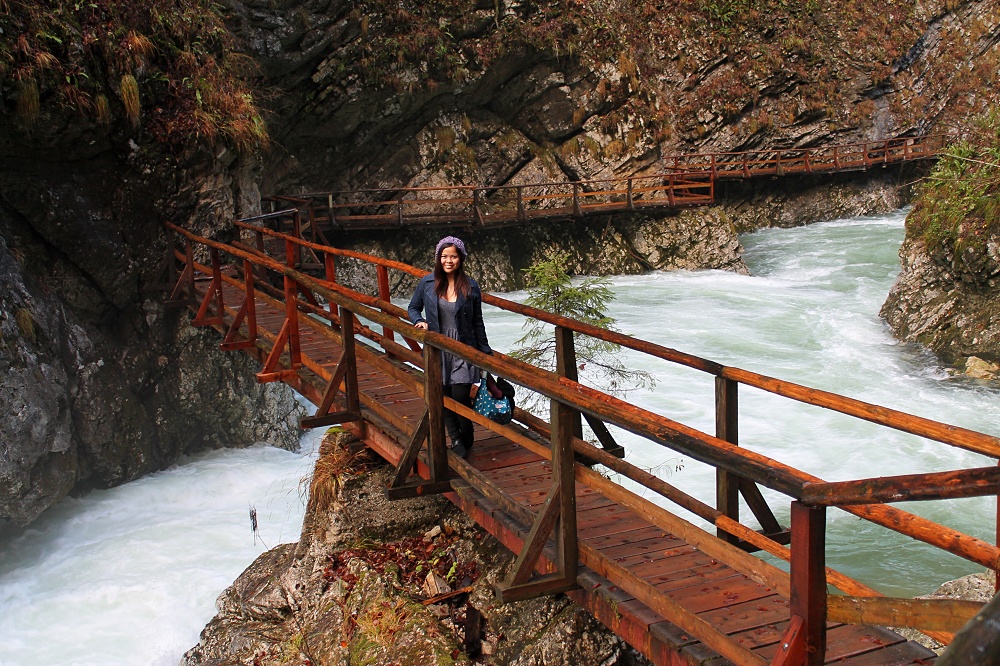 A Fairy Tale in Europe, One Week in Slovenia - Bridge across Vintgar Gorge