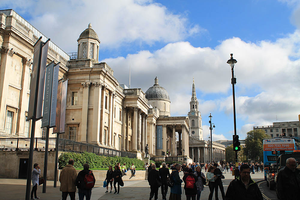 One week in England: Trafalgar Square